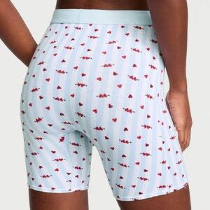 ♥️ Victorias Secret Logo  High-Waist Boxer Brief Panty Short Underwear. NWT